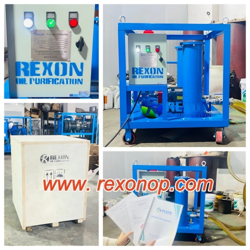 REXON completed a new delivery of the JL-III-32 three-stage portable oil purifier for one of our overseas clients.