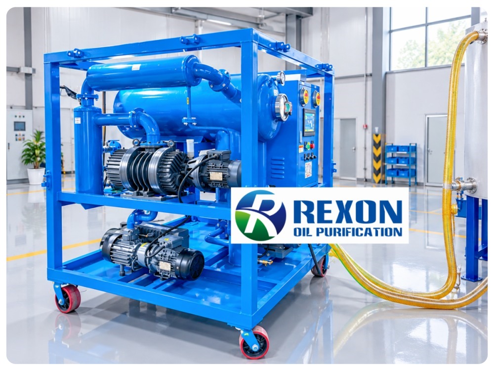 REXON 3000 L/H Transformer Oil Purifier Under Factory Testing — Quality Before Delivery