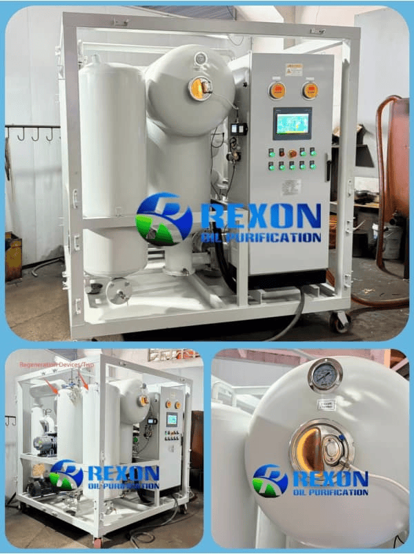 We REXON Successfully Develop New ZYD-10000 Online Double-Stage Vacuum Transformer Oil Purification System with Regeneration Technology